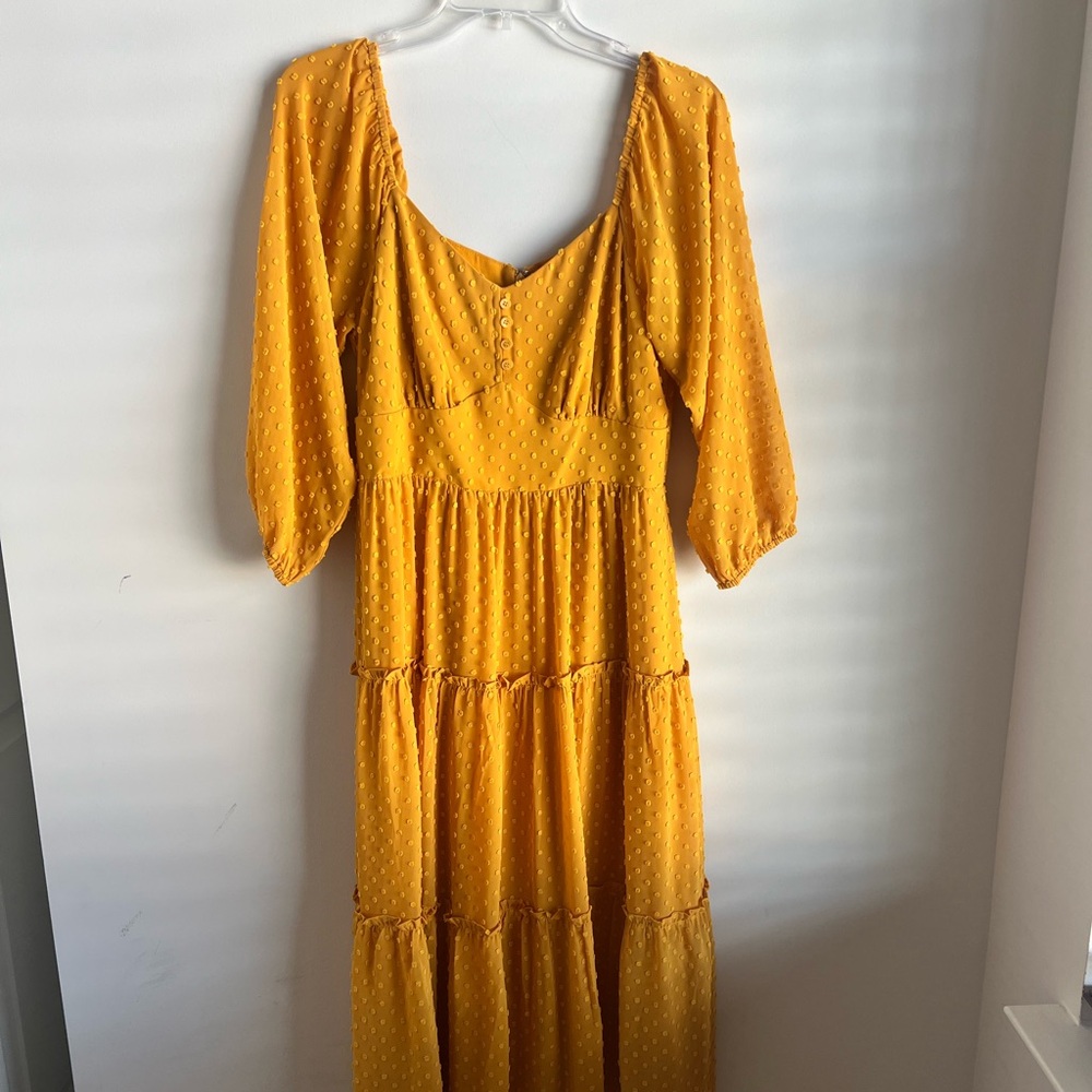 Yellow Polka Dot Dress